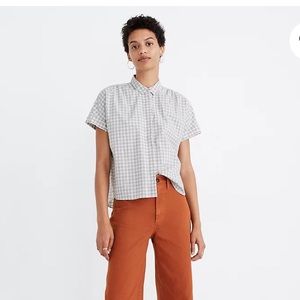 Madewell Hilltop shirt in gingham check